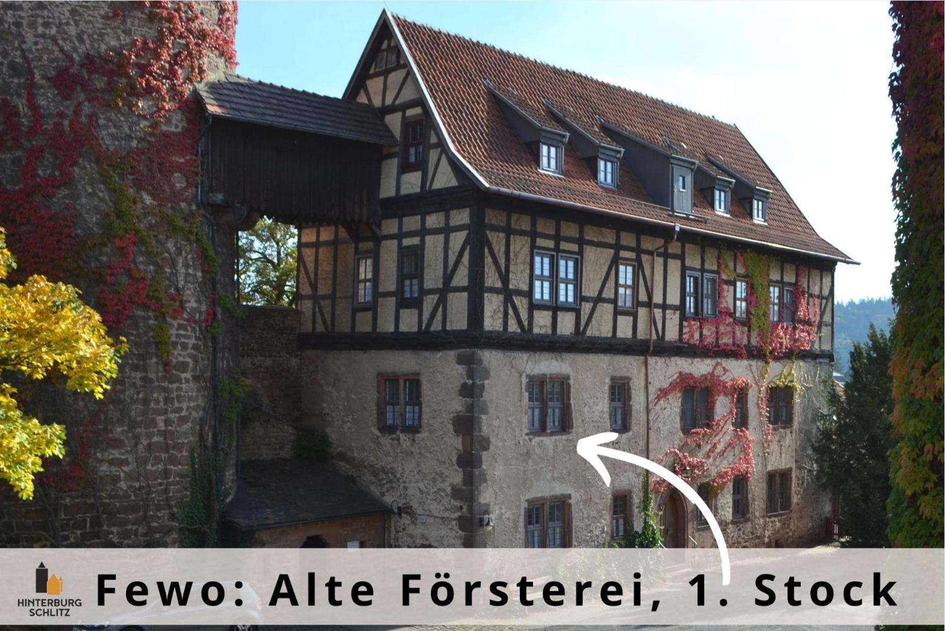 Alte Foersterei - Elegantes Apartment In Der Historischen Hinterburg Schlitz - Nahe Fulda Und Bad Hersfeld Exterior photo